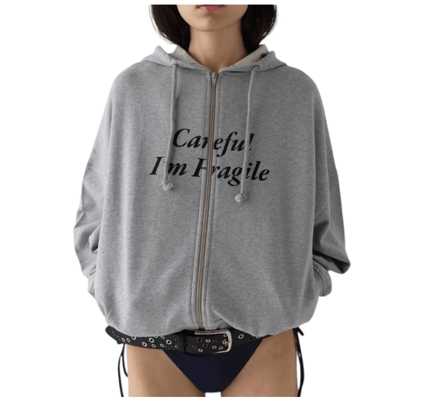 GIMAGUAS - CAREFUL SWEATSHIRT GREY
