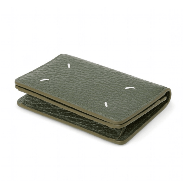 Maison Margiela Stitch Leather Flap Card Holder SA3VX0008 P4455 T7167