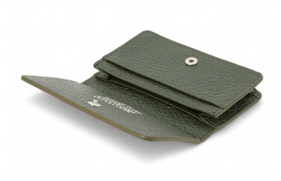 Maison Margiela Stitch Leather Flap Card Holder SA3VX0008 P4455 T7167