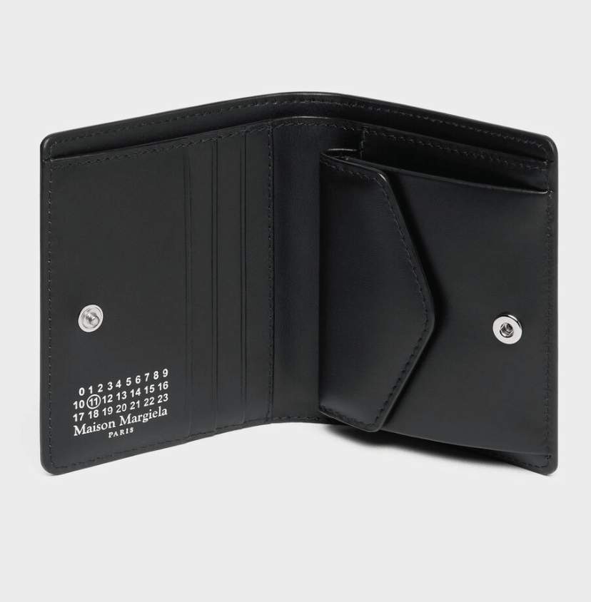 Maison Margiela Clip Wallet Black White