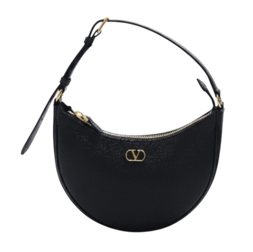 Vlogo Signature Mini Hobo Bag In Grainy