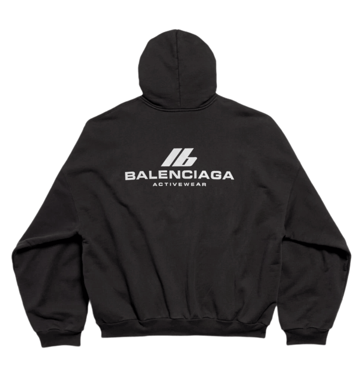 Balenciaga Activewear Hoodie Oversized Black