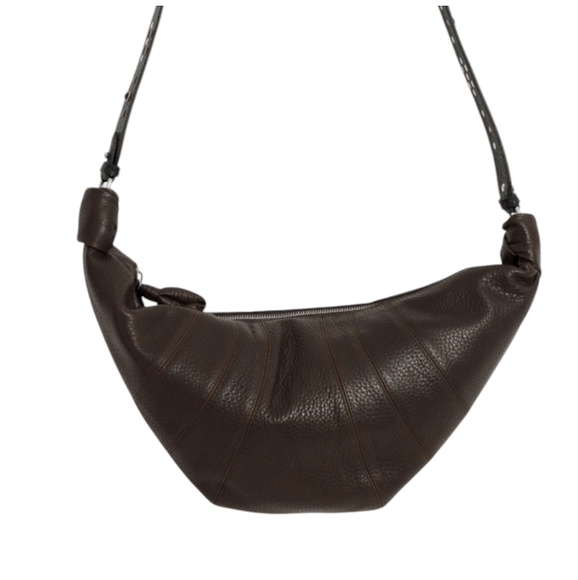 WESTERN STUDS MEDIUM CROISSANT BAG IN LEATHER 