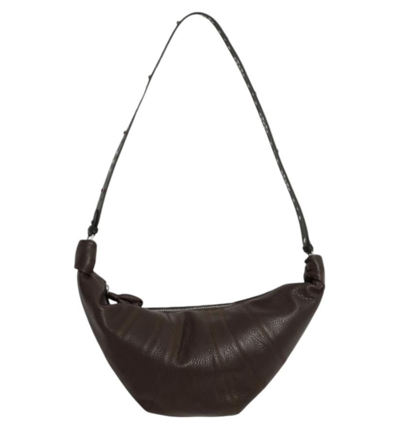 WESTERN STUDS MEDIUM CROISSANT BAG IN LEATHER 