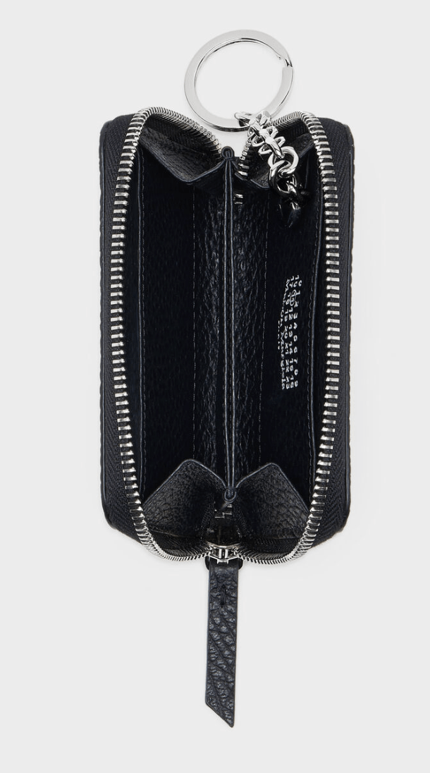 Maison Margiela Four Stitches Grained-leather Cardholder