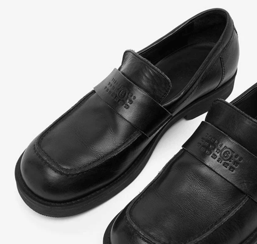 MM6 Maison Margiela Leather Loafer Black SH1WR0006 P7431 T8013