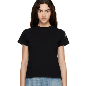 MM6 Maison Margiela Black Mannequin-Print Cotton Jersey T-shirt
