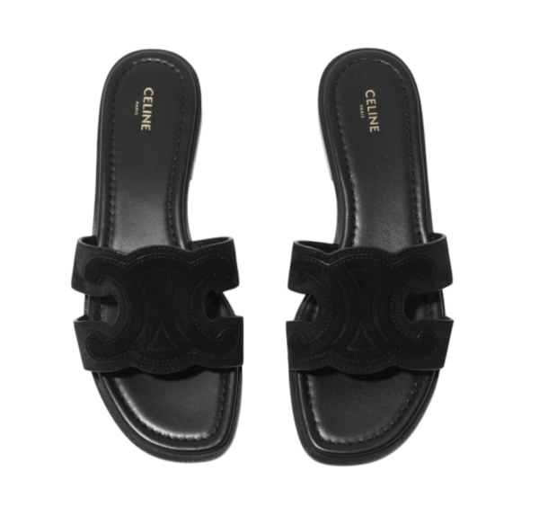 MARINA TRIOMPHE MULE IN SUEDE CALFSKIN