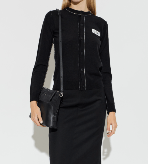 MM6 Maison Margiela Cardigan with decorative stitching