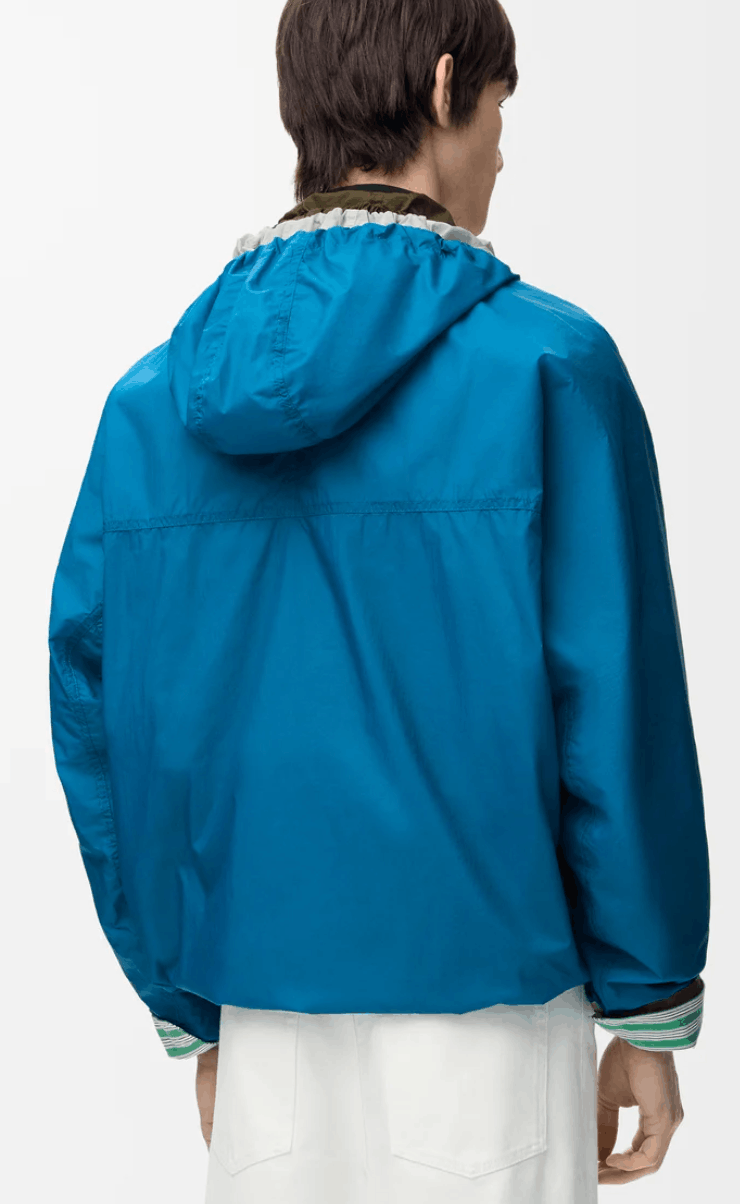 Anorak in technical shell Blue 