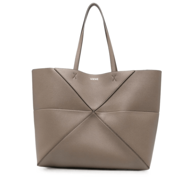 Medium horizontal Puzzle Fold tote in soft grained calfskinA779PTW X013170