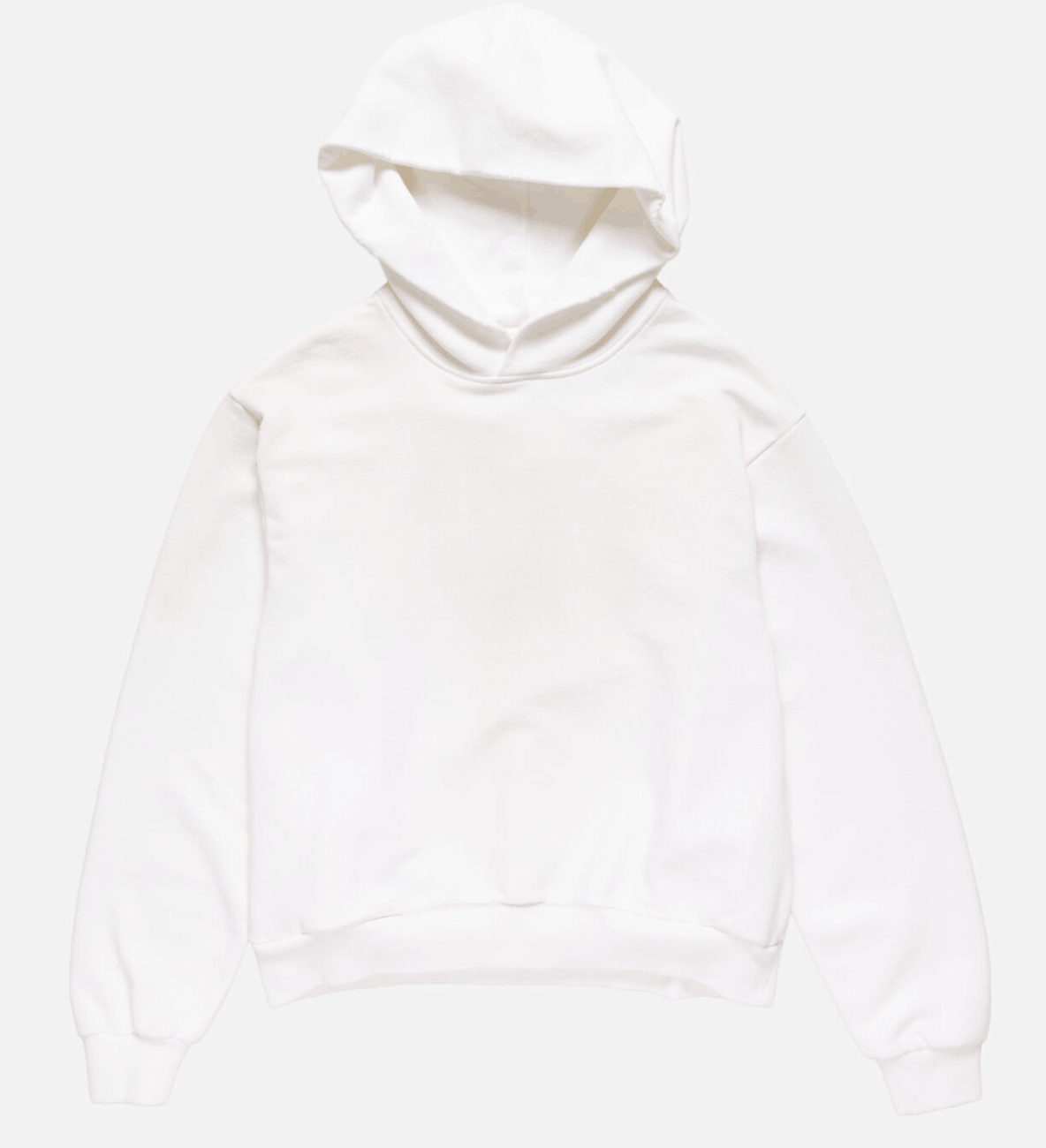 Fleece logo hoodie - Dusty white