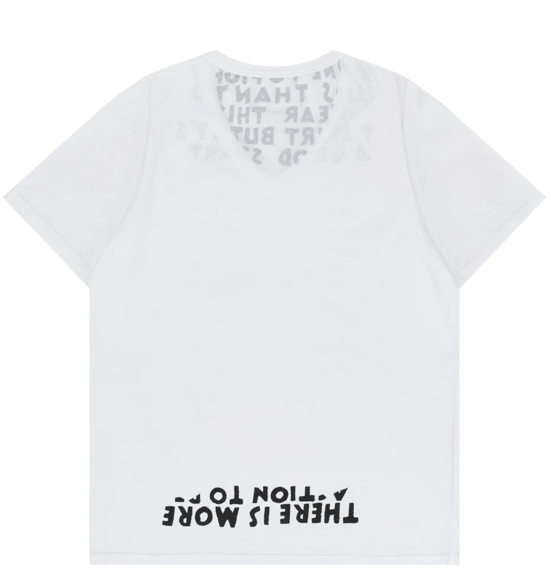 MM6 Maison Margiela V-Neck T-Shirt White