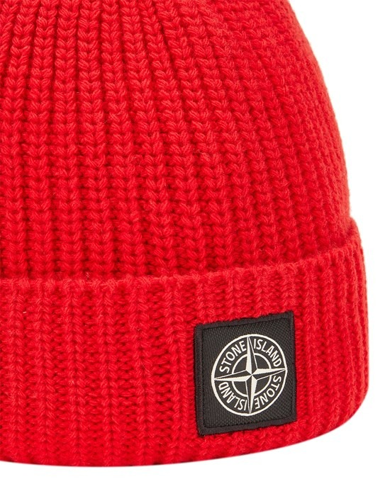 Logo patch wool beanie 