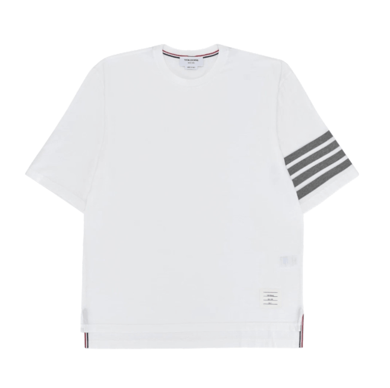 Thom Browne Short Sleeve T-Shirt White