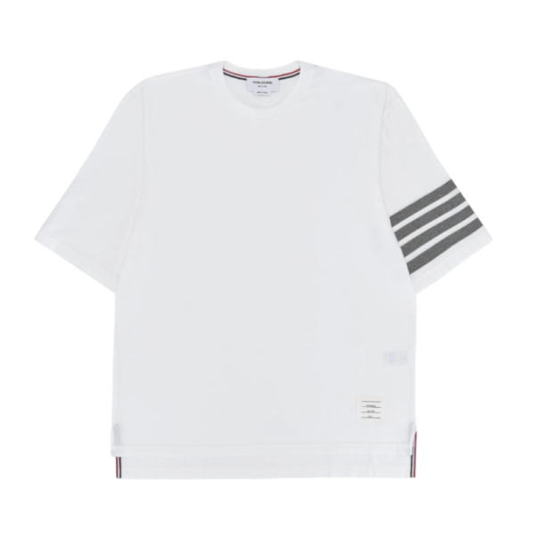 Thom Browne Short Sleeve T-Shirt White