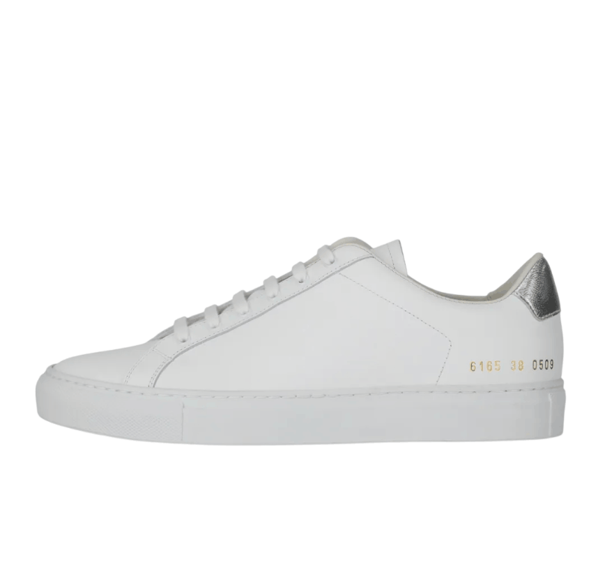 Common Projects Retro Classic Sneakers In 0509 White