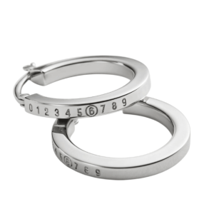 Numeric hoop earrings Numeric hoop earrings