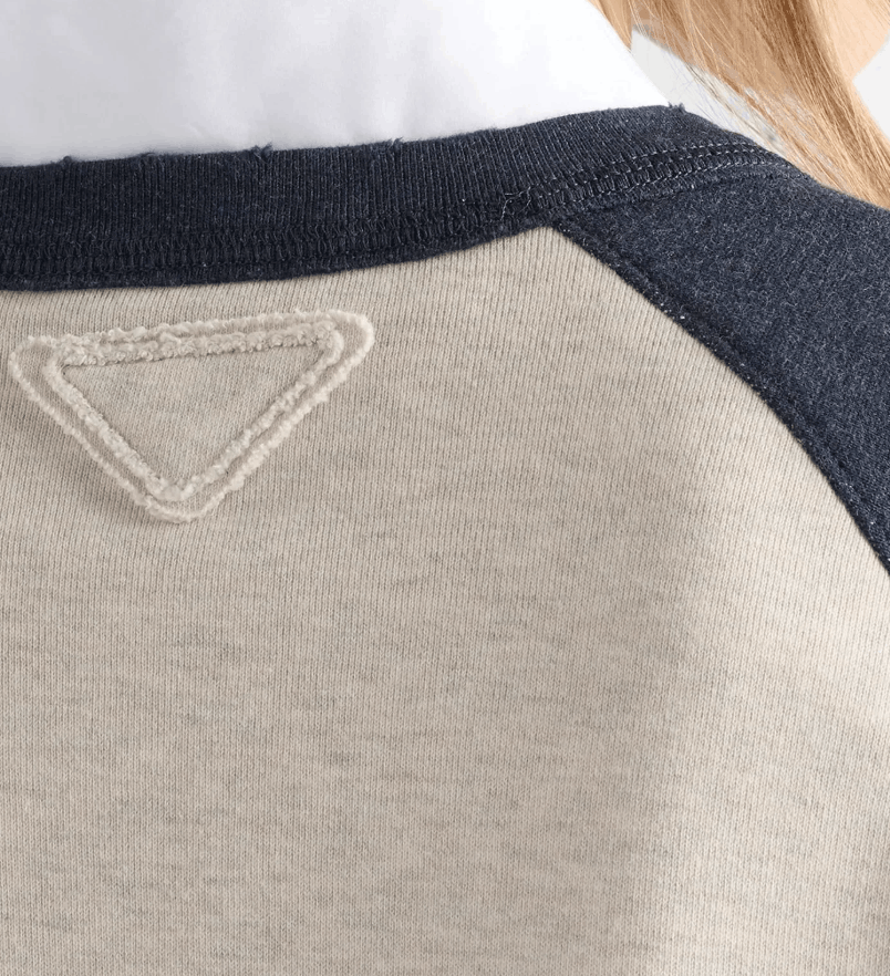 Prada Logo-print Raglan-sleeve Sweatshirt