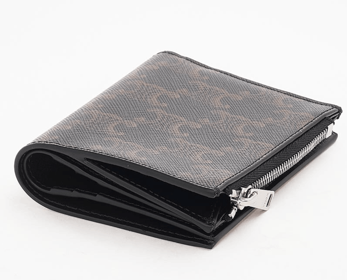 Compact Wallet IN Triomphe Canvas - BLACK