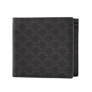 Bi-fold card holder IN Triomphe Canvas - Black