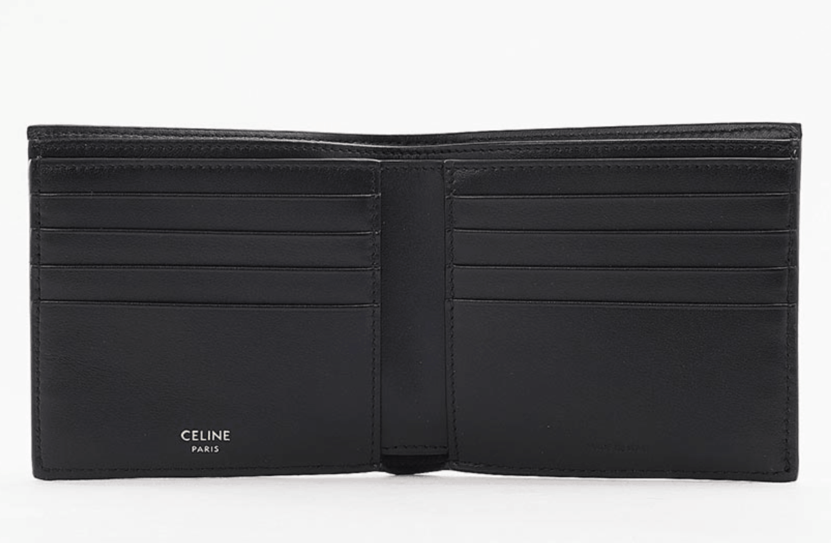 Bi-fold card holder IN Triomphe Canvas - Black