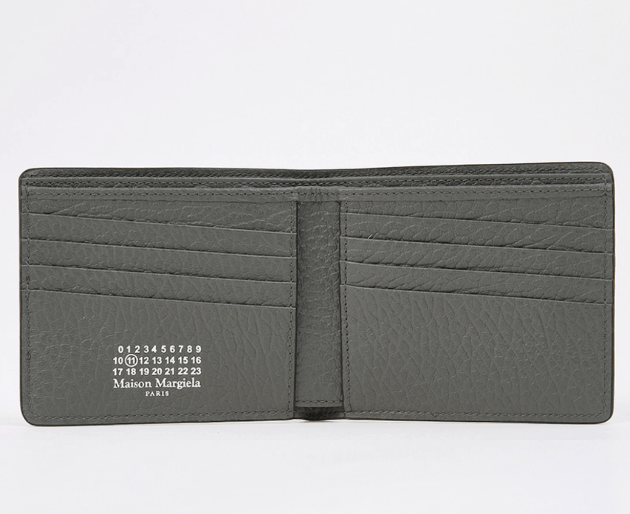 Maison Margiela Stitch Short Wallet Gray