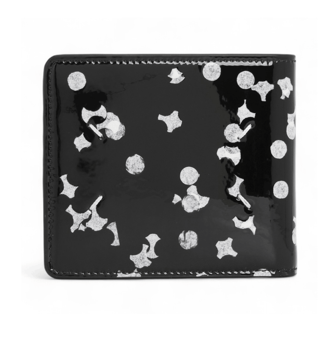 Maison Margiela Slim Wallet Black White