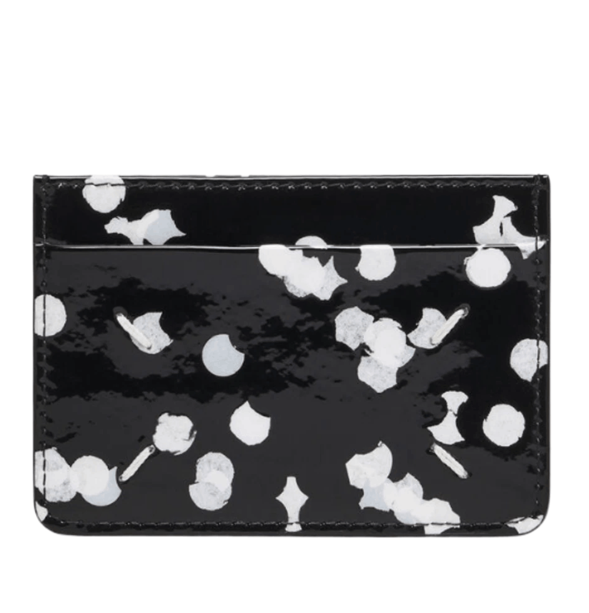 Maison Margiela Slim Card Holder Black White