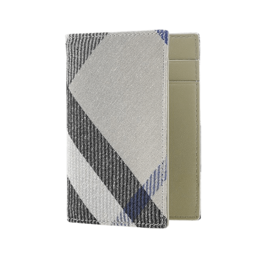 Burberry Check Folding Card Case Liken