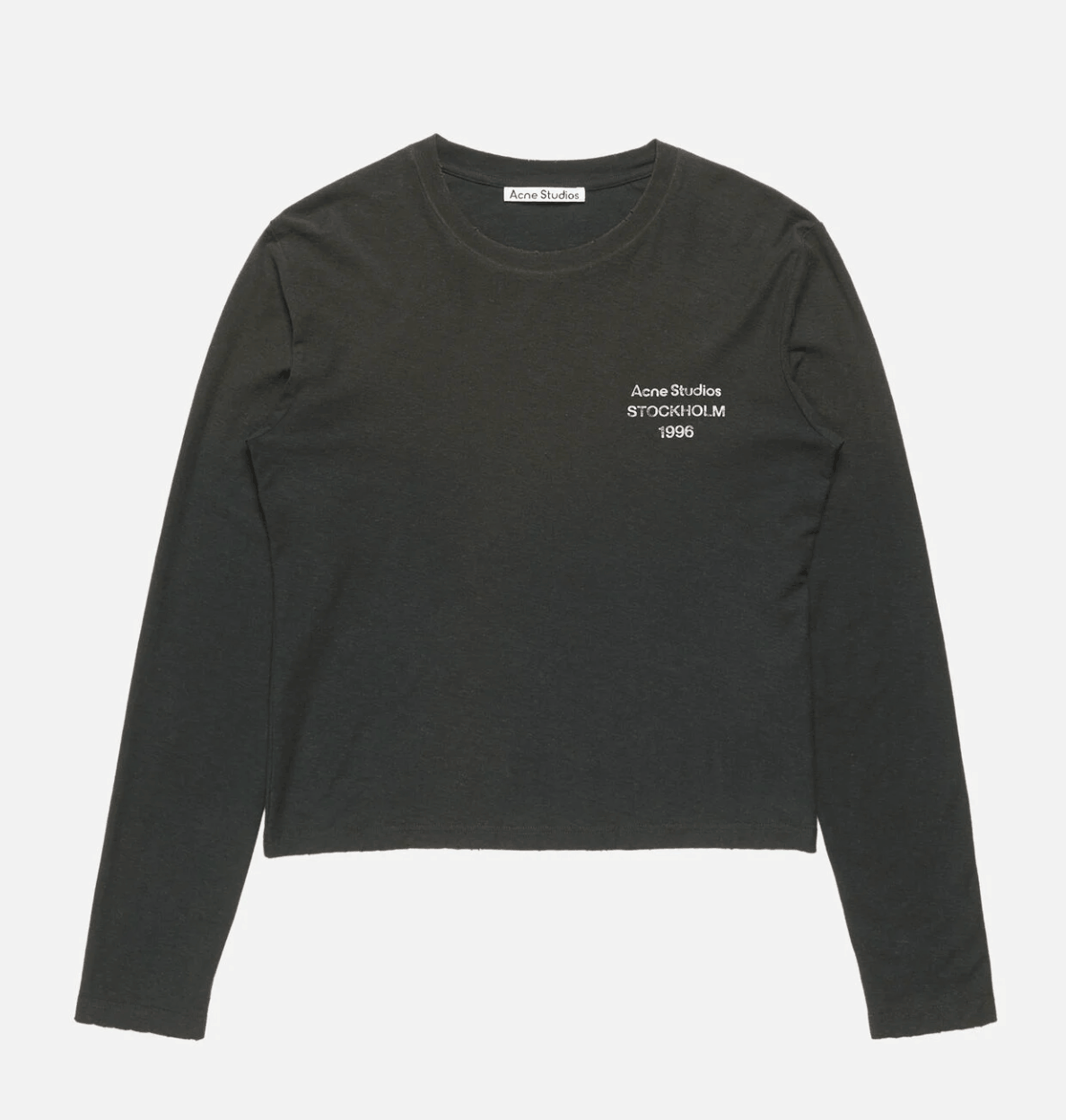Distressed logo t-shirt -  Faded black