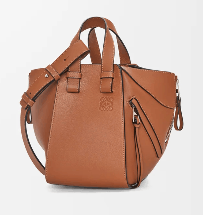 Compact Hammock bag in classic calfskin