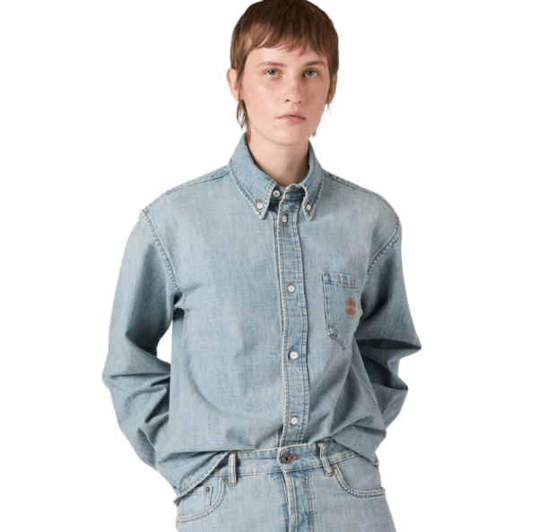 Chambray shirt - Light Blue
