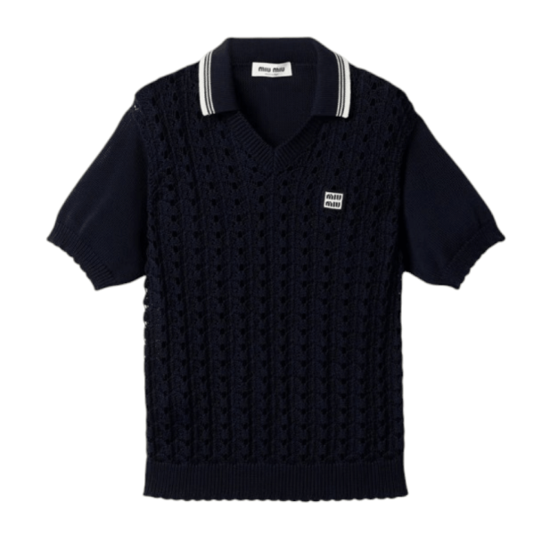Cotton Crochet Polo  MML03L 1847 F0008