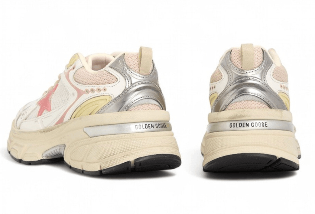 (W) Golden Goose Lightstar Sneakers White Pink