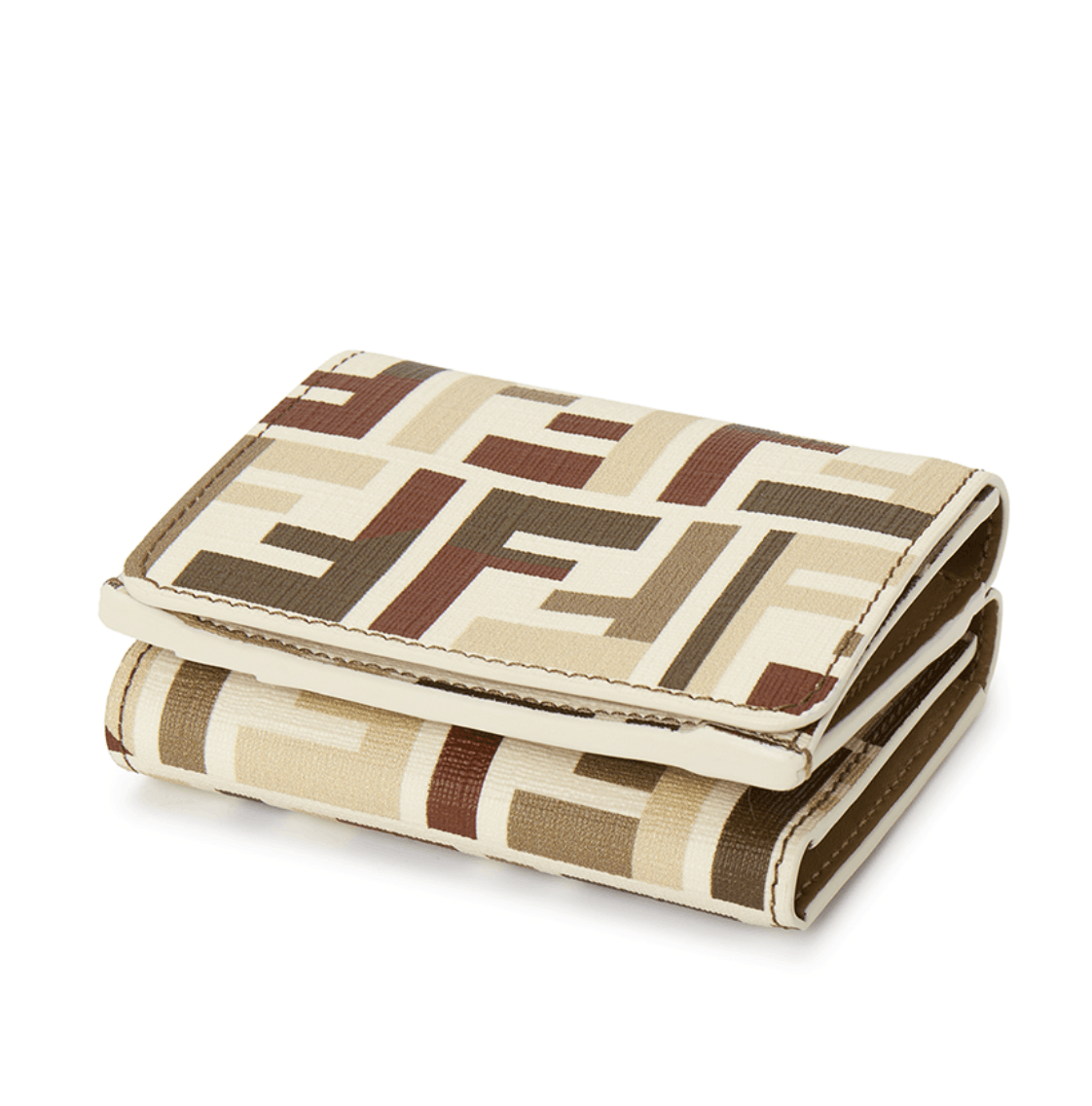 Fendi FF Fabric Roma Wallet Multicolor