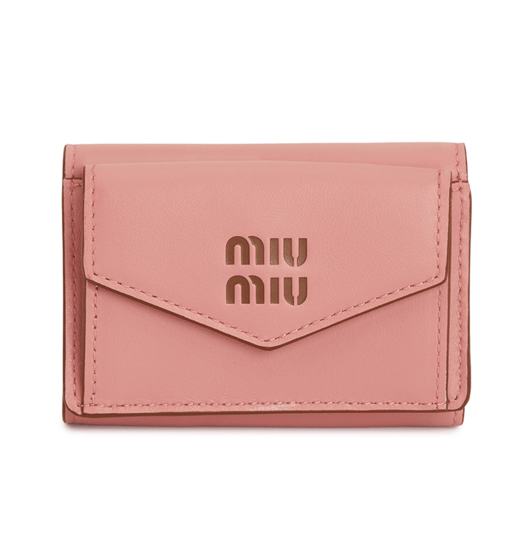 (W) Miu Miu Short Wallet Pink