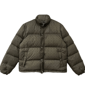 Chrome Hearts Monogram Puffer Down Jacket Olive