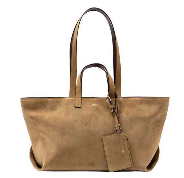 A.P.C. Le Drummer Bag Beige Chestnut Brown