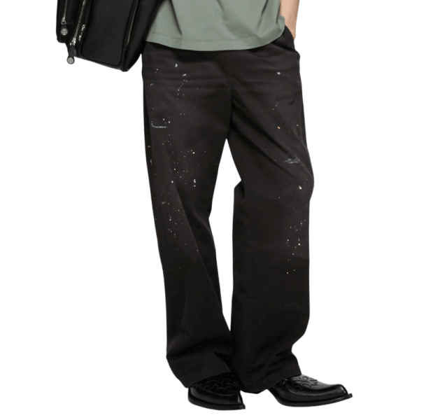 Washed cotton trousers BK0778-900
