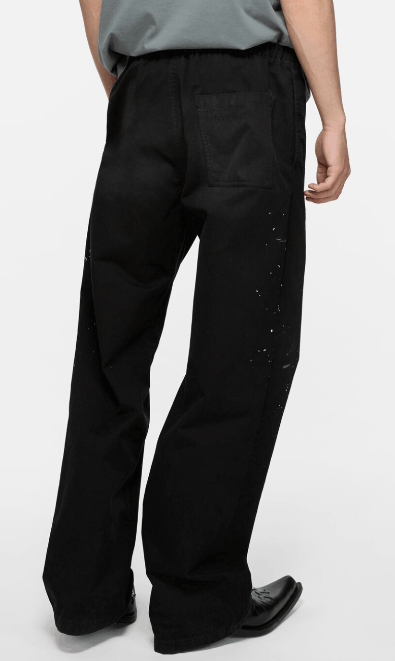 Washed cotton trousers BK0778-900