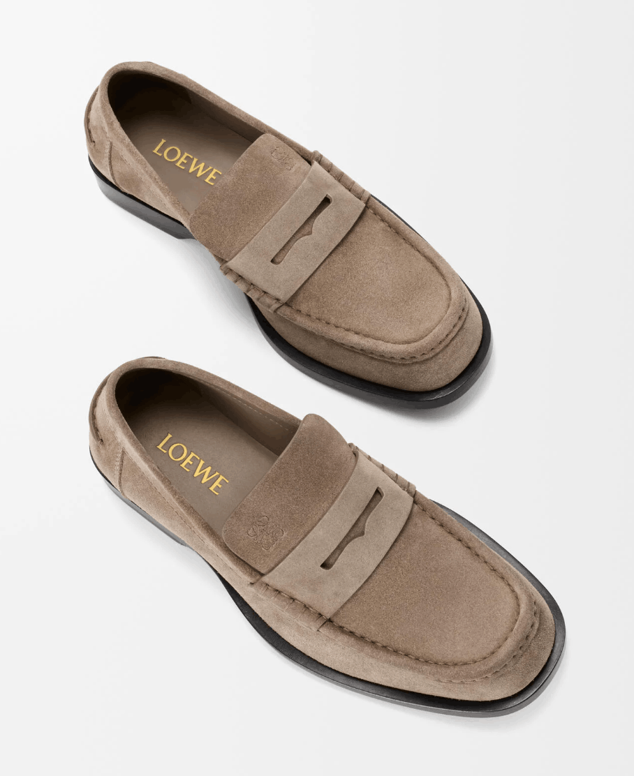 Bobine Loafer In Suede Calfskin 