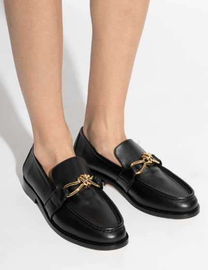 Bottega Veneta BLACK Astaire loafers