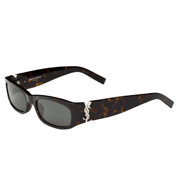 (W) Saint Laurent SL 557 Shade Sunglasses Dark Havana Grey