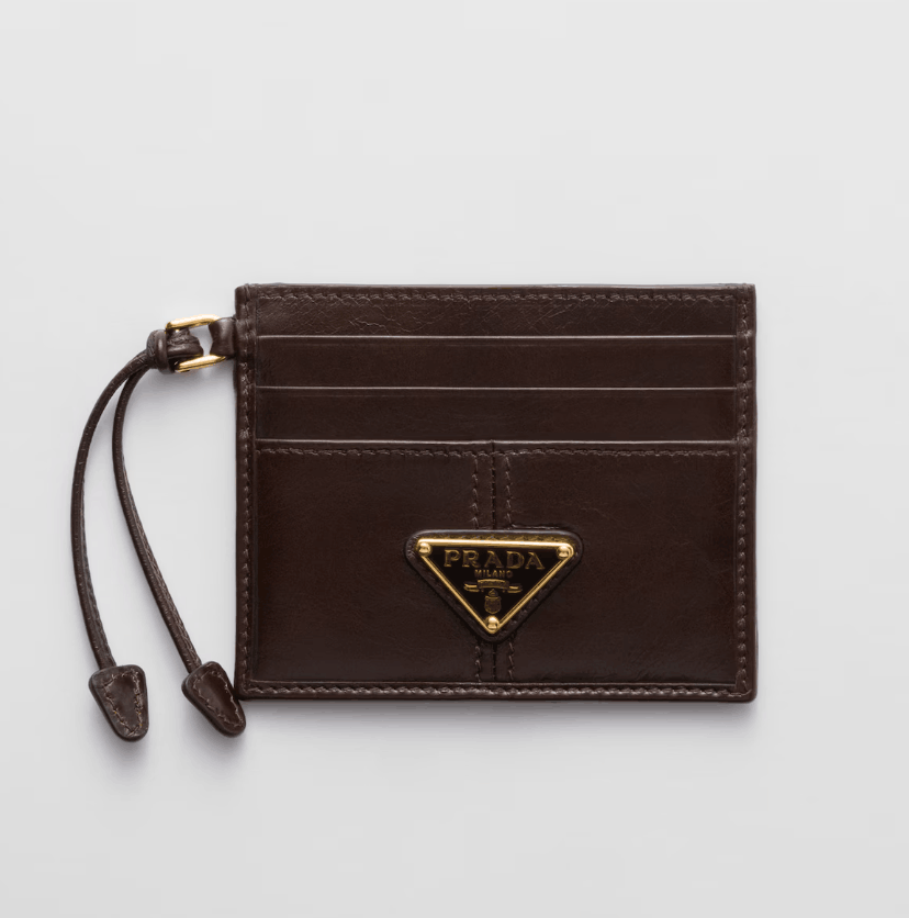 Leather card holder - Dark Brown