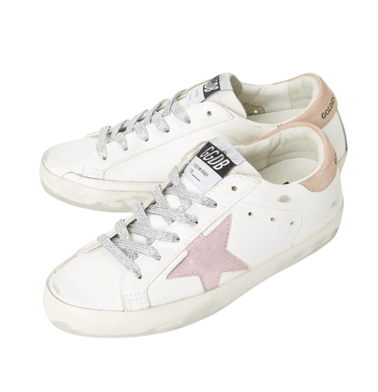 (W) Golden Goose Superstar White Antique Pink