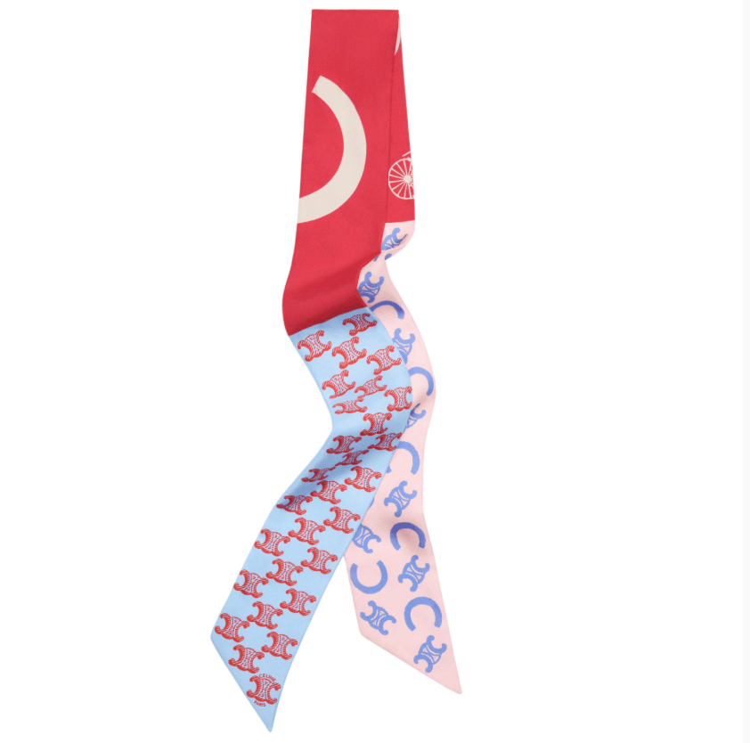 RIBBON IN SILK TWILL