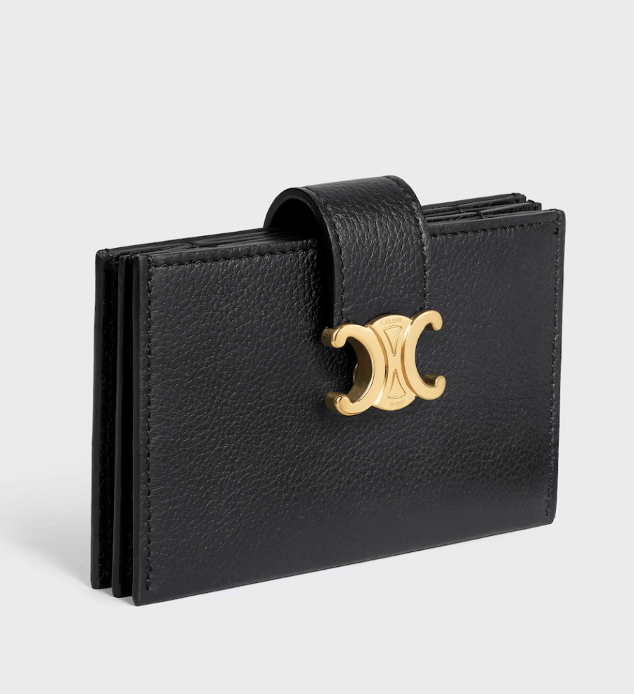 ACCORDEON CARD HOLDER NINO IN SUPPLE GRAINED CALFSKIN