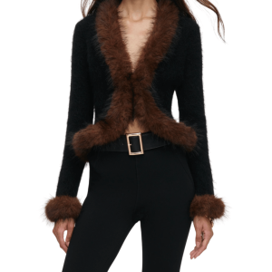 Black V-Neck Cardigan