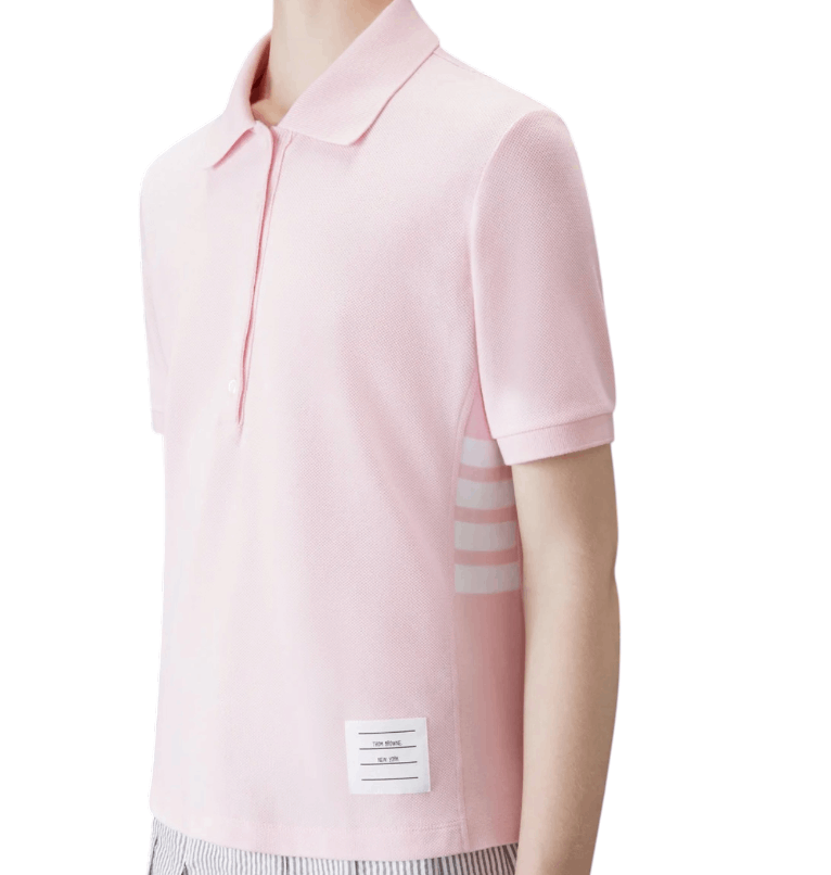 CLASSIC PIQUE 4-BAR POLO - PINK